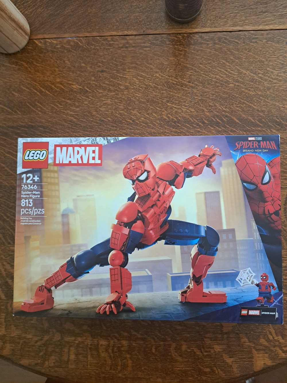 Lego Marvel Spider-Man Buildable Hero Figure in Red and Blue
